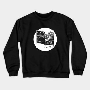 Mazda Miata MX-5 NB Black 'N White 5 (Black Version) Crewneck Sweatshirt